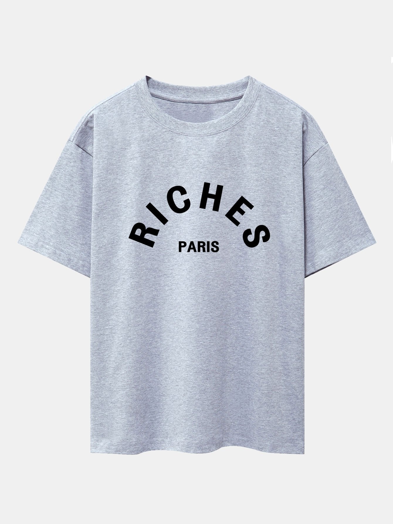 Riches Paris Print Oversize T-Shirt