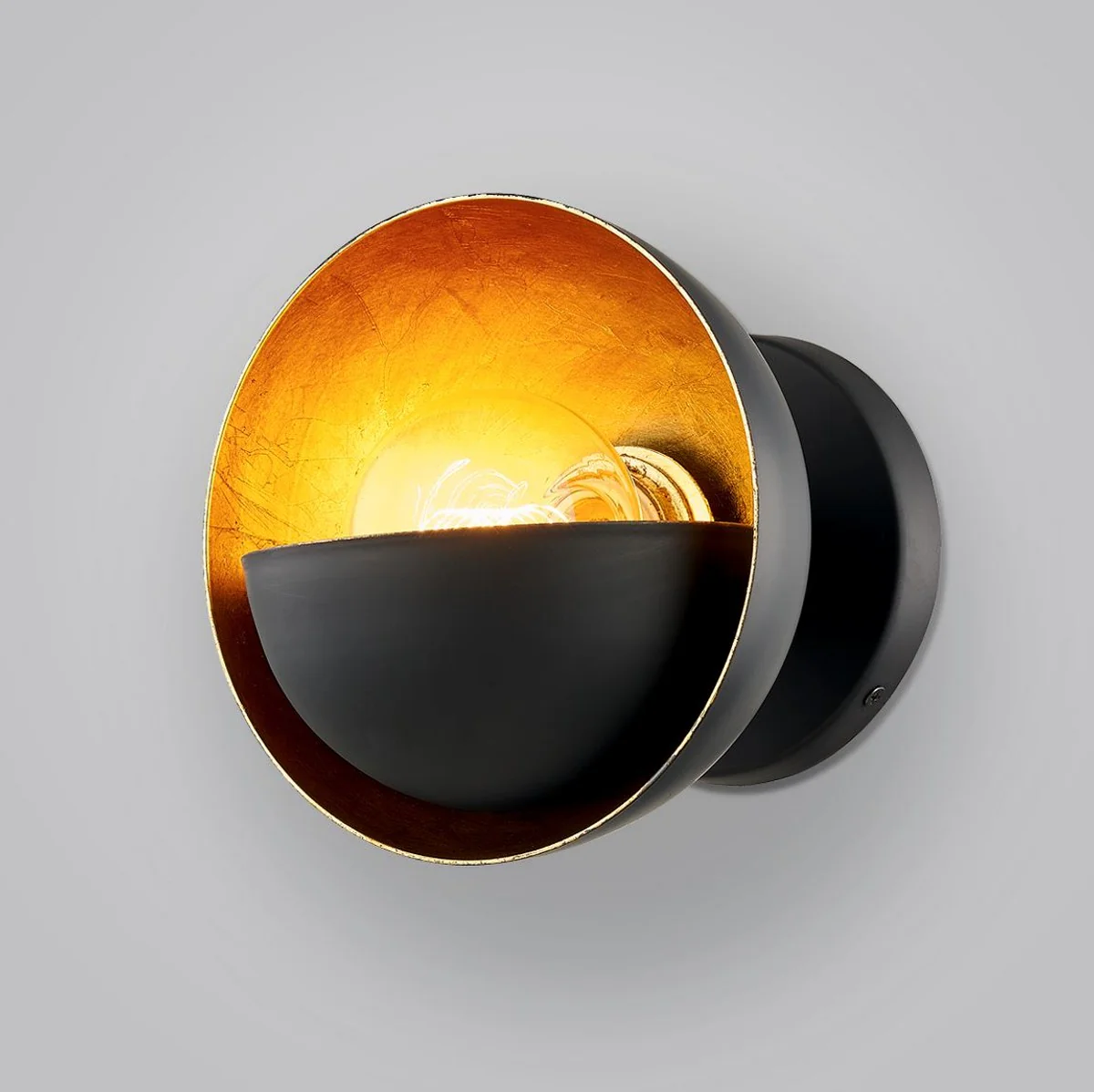 Casa Padrino l¨¢mpara de pared de metal de lujo bronce antiguo ? 17,78 cm