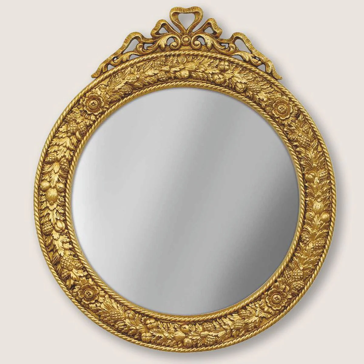 Casa Padrino espejo barroco de lujo oro Al. 113 cm - Muebles barrocos - Hecho en Italia