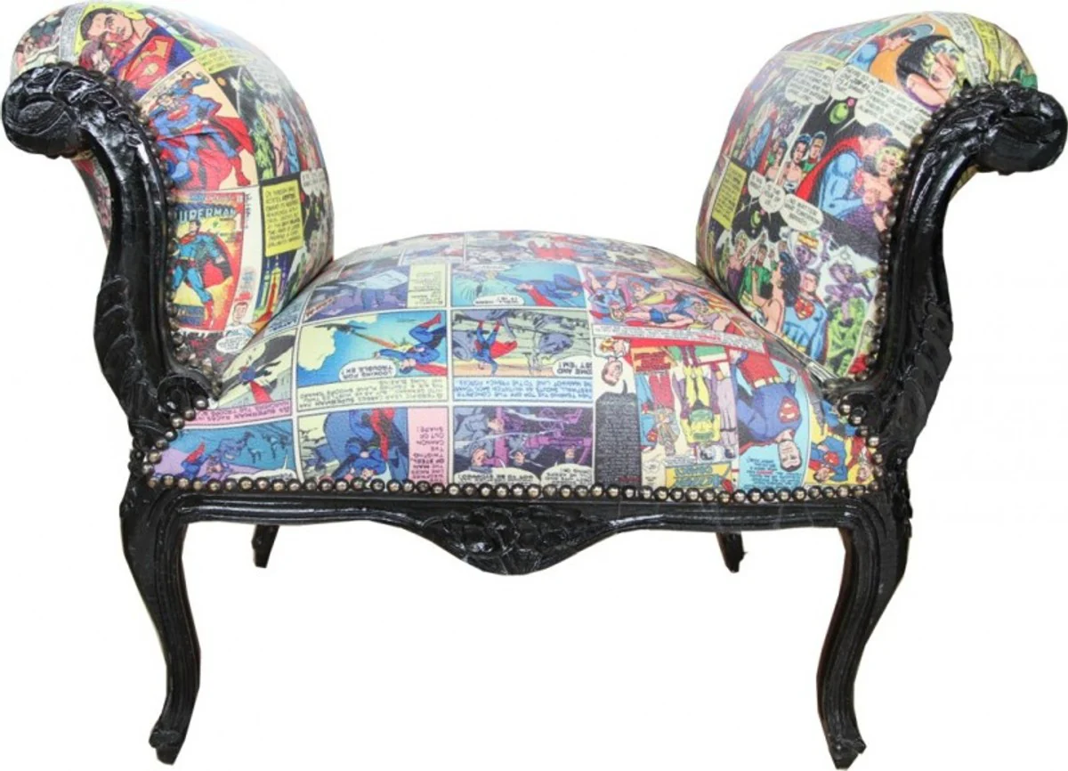 Limited edition - Casa Padrino barroco Taburete Caricaturas Mod1