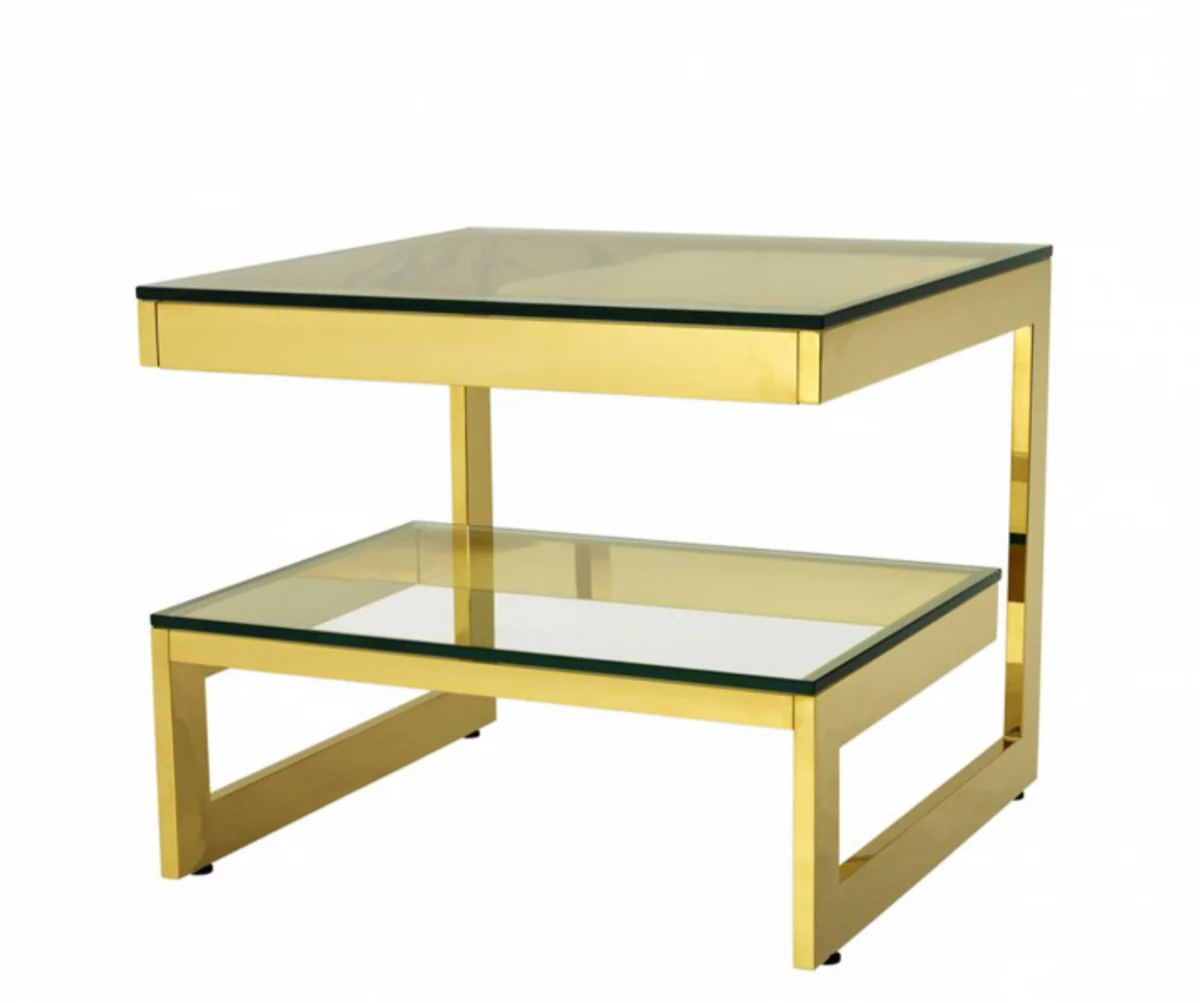 Casa Padrino luxury art deco designer side table gold - Hotel Table Furniture