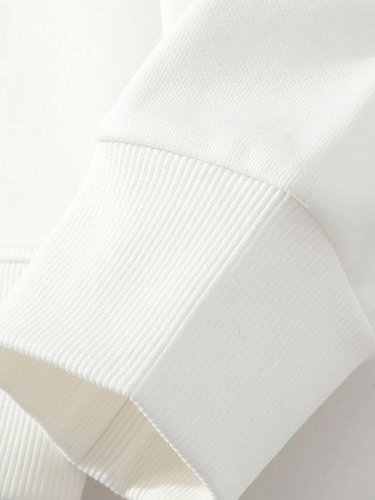 Contrast Polo Sweatshirt