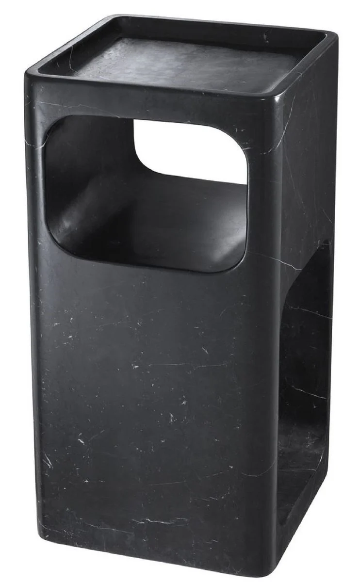 Casa Padrino mesa auxiliar de dise?o de m¨¢rmol negro 28 x 28 x H. 55 cm - Muebles de Sala - Muebles de Dise?o