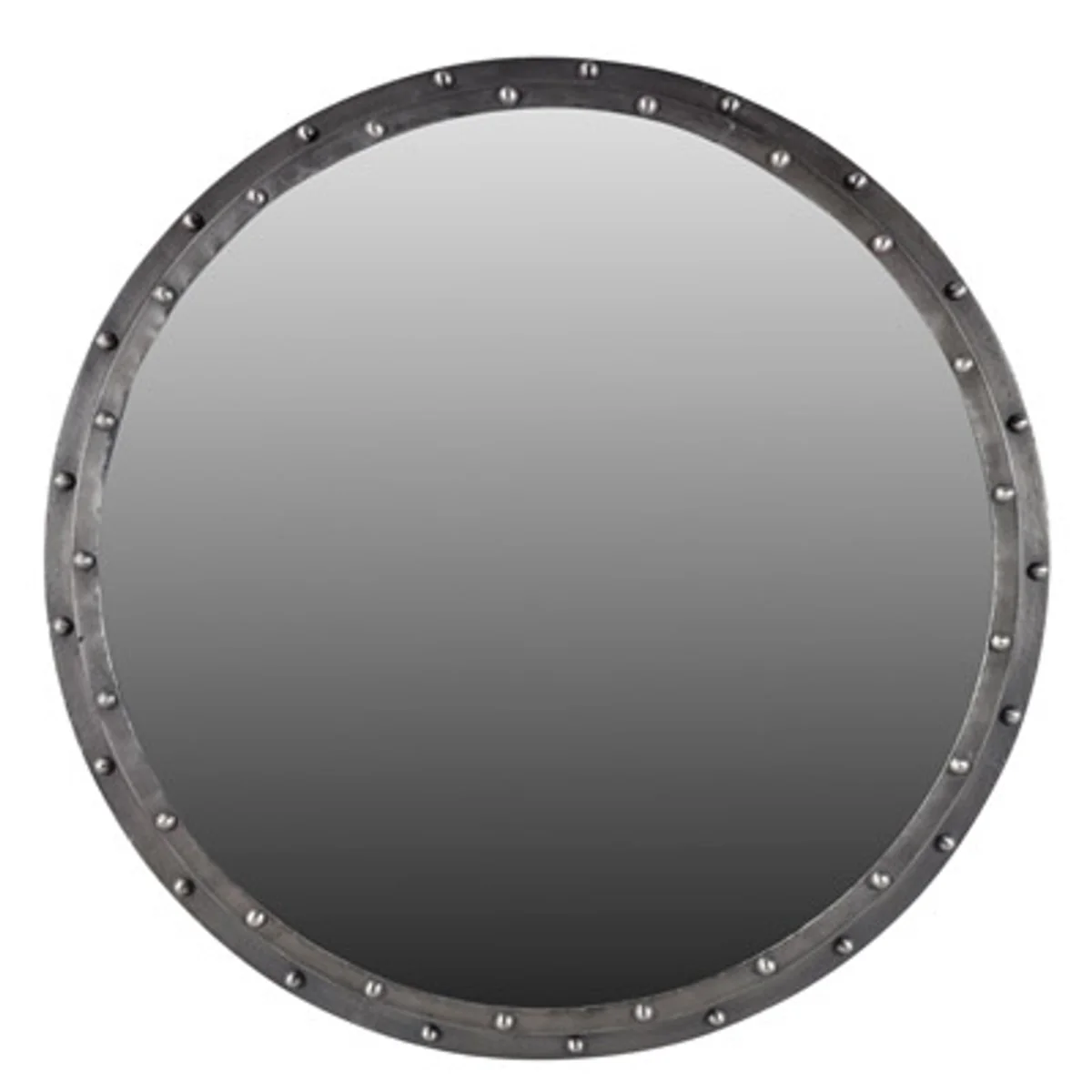 Casa Padrino Luxury Wall Mirror Silver Round 96 x H.96 cm - Luxury Collection
