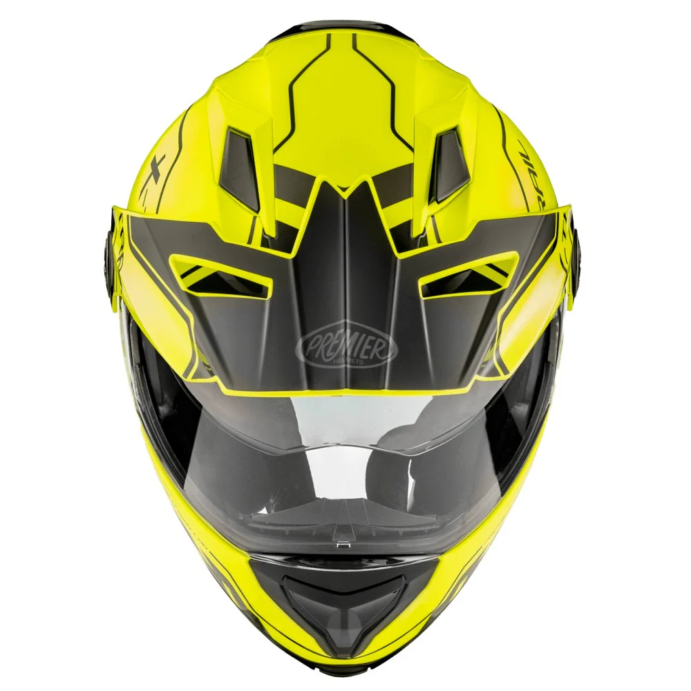 CASCO MODULAR PREMIER XTRAIL EVO XT FLUO AMARILLO / NEGRO