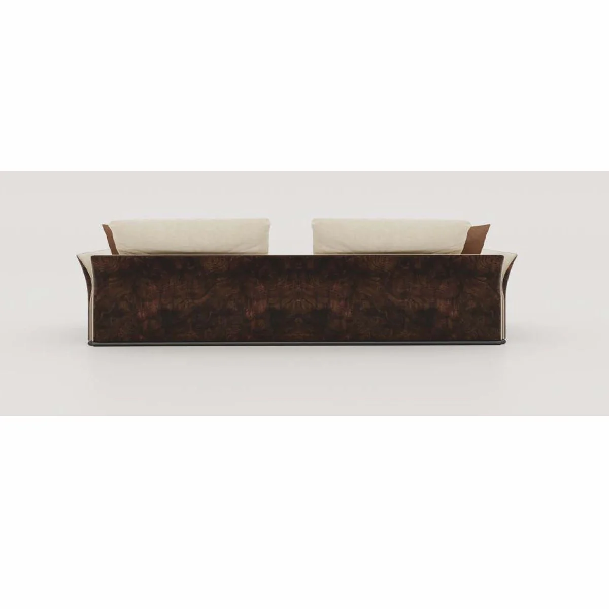 Casa Padrino sof¨¢ de lujo crema / marr¨®n oscuro 215 cm - Muebles de sal¨®n y hotel