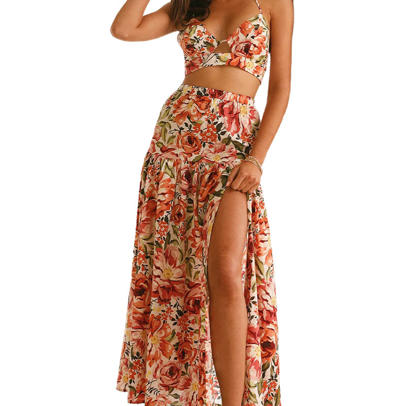 Sexy Suspender Waist Skirt Fashion Suit