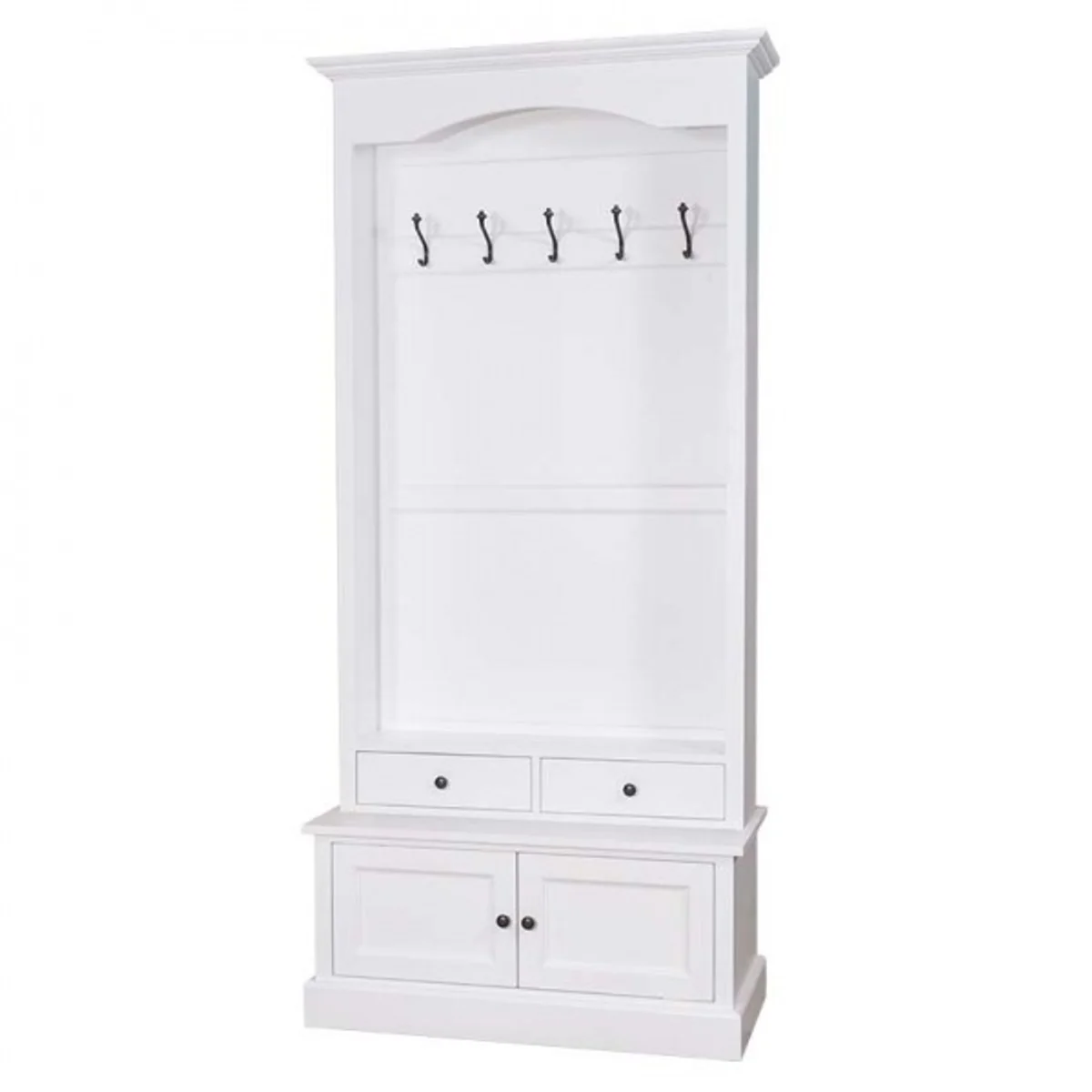 Casa Padrino Nouveau wall wardrobe with cupboard and drawers - country style wardrobe