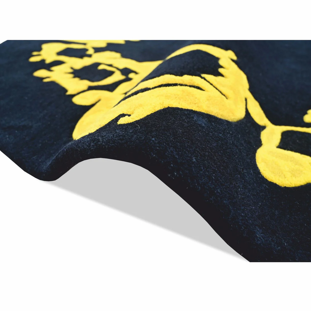 Casa Padrino Alfombra de Lujo Negro / Oro - Varios Tamaños - Interiores de Lujo