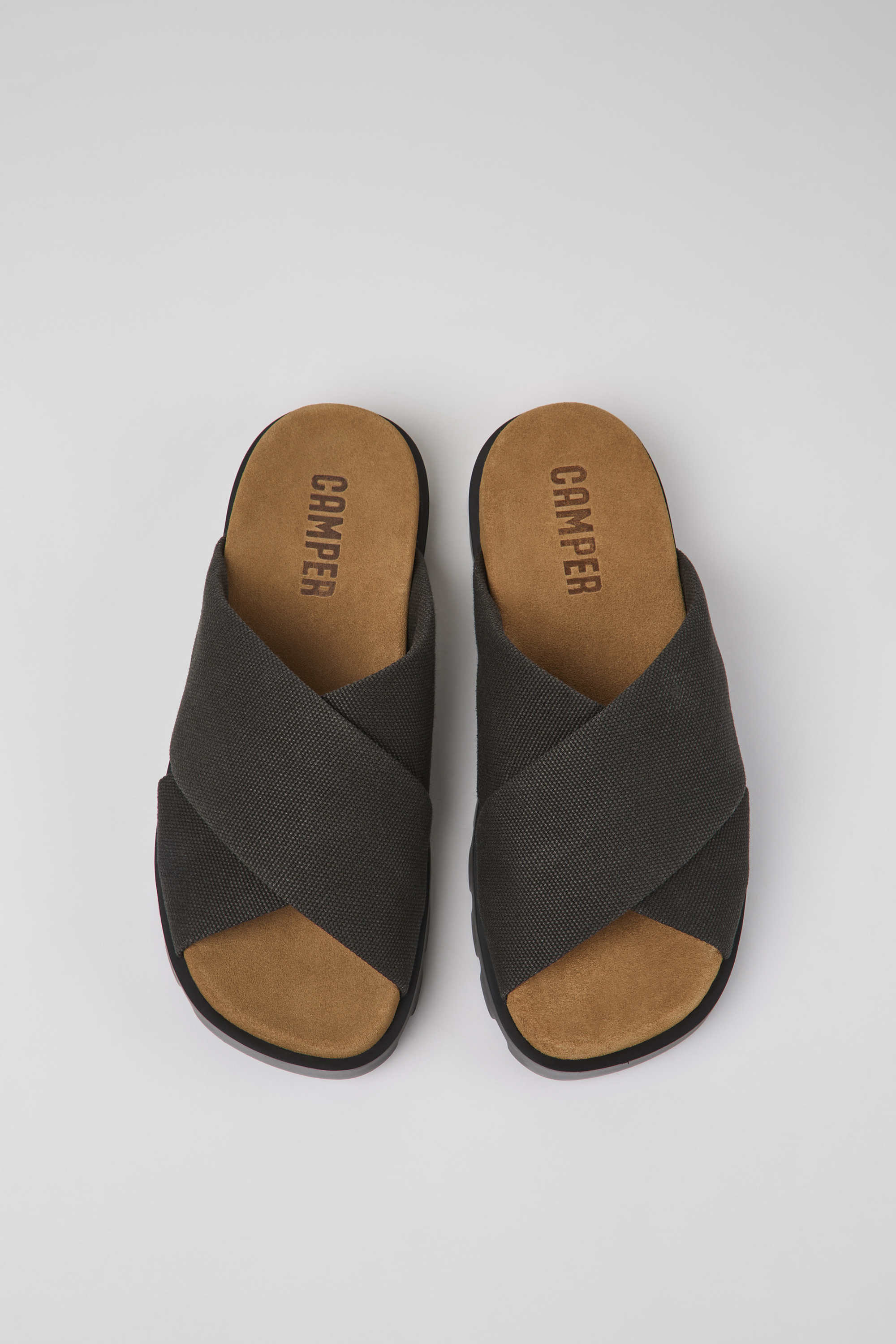 Brutus Sandal - Gray recycled cotton sandals for women