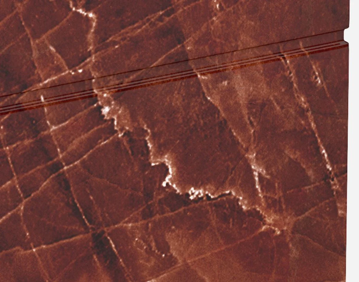 Casa Padrino mesa auxiliar de lujo de mármol Travertino rojo 30 x 30 x A. 70 cm - Muebles de sala - Muebles de mármol - Colección de Lujo