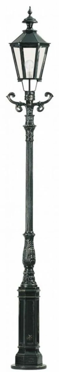 Casa Padrino Linterna Barroco de Jardín 42 x 35 x H. 315 cm - Varios Colores - Luz Exterior Resistente a la Intemperie