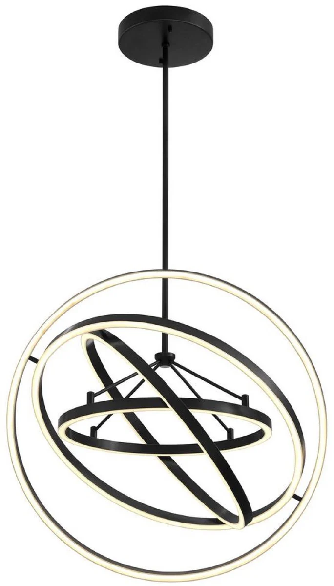 Casa Padrino araña de luces LED de lujo bronce Ø 90 x A. 102 cm - Araña de salón moderna ajustable - Calidad de Lujo