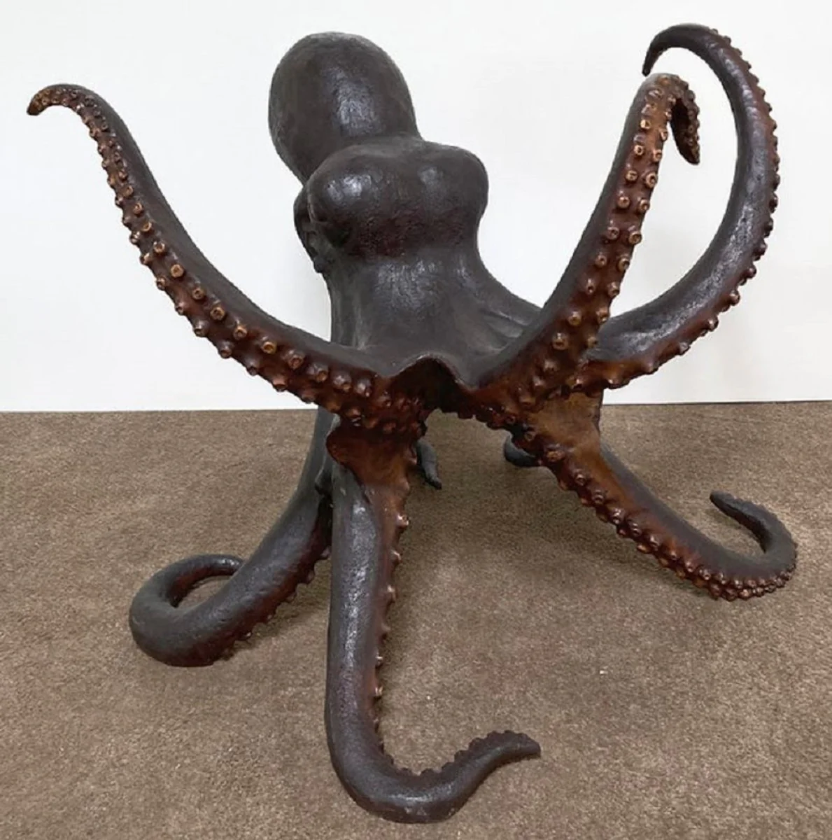 Casa Padrino escultura de decoración de bronce de lujo pulpo 76 x 86 x A. 76 cm - Figura de decoración de bronce - Accesorios de decoración de lujo