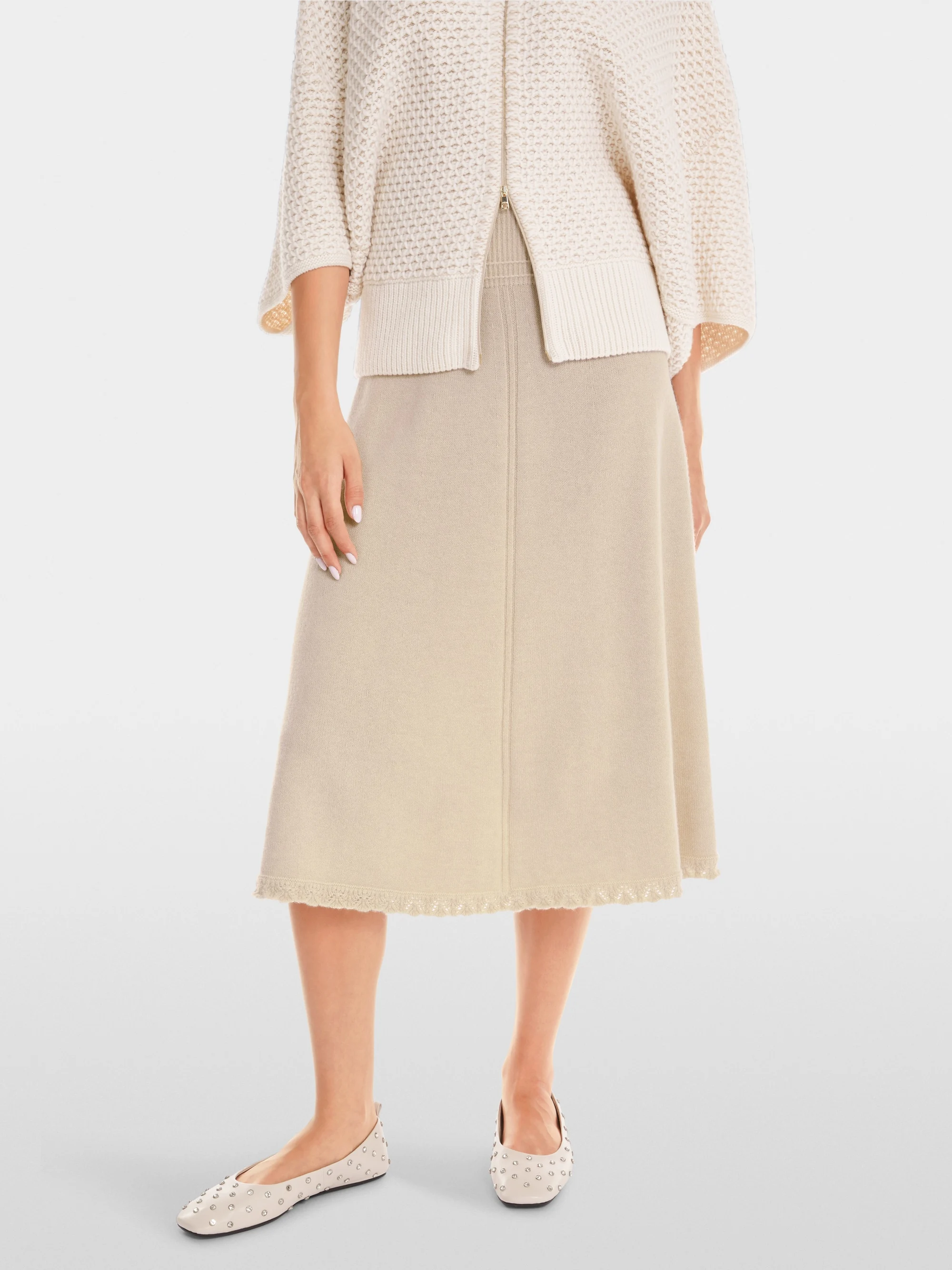 Marc-Cain Rethink Together four-panel skirt