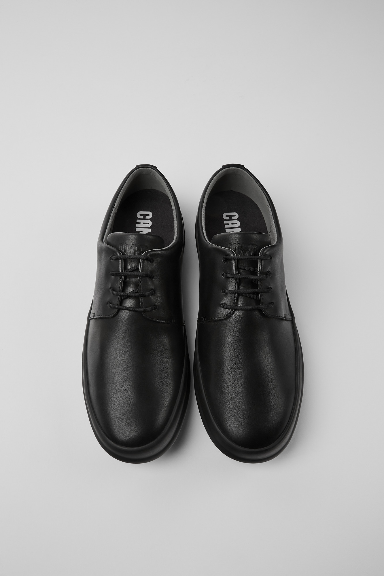 Chasis - Black leather shoes for men