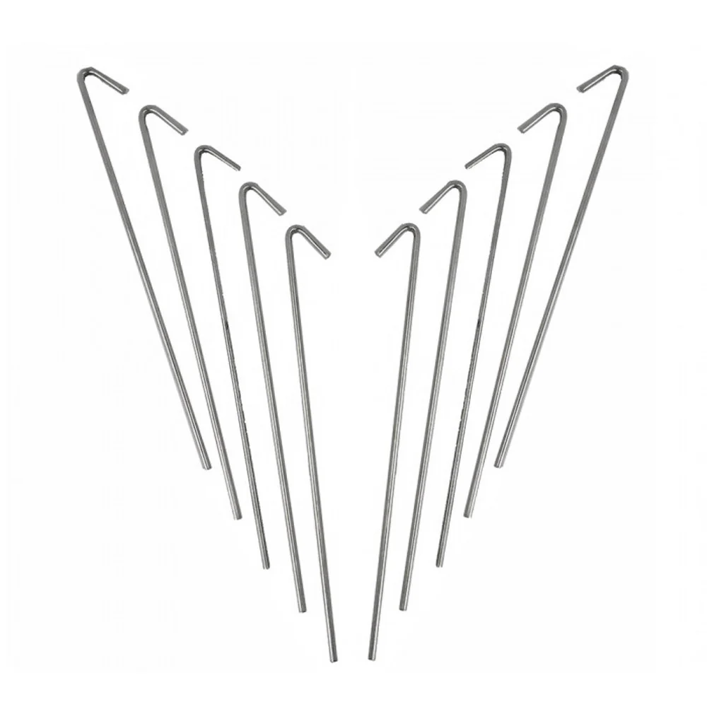 Pack de 10 Piquetas High Peak STEEL PIN PEG 18 CM