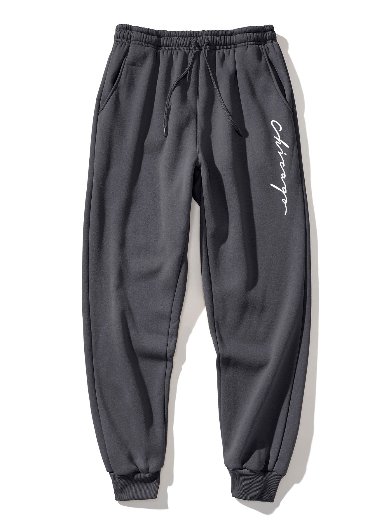 Chicago Print Raglan Hoodie & & Jogger Pants