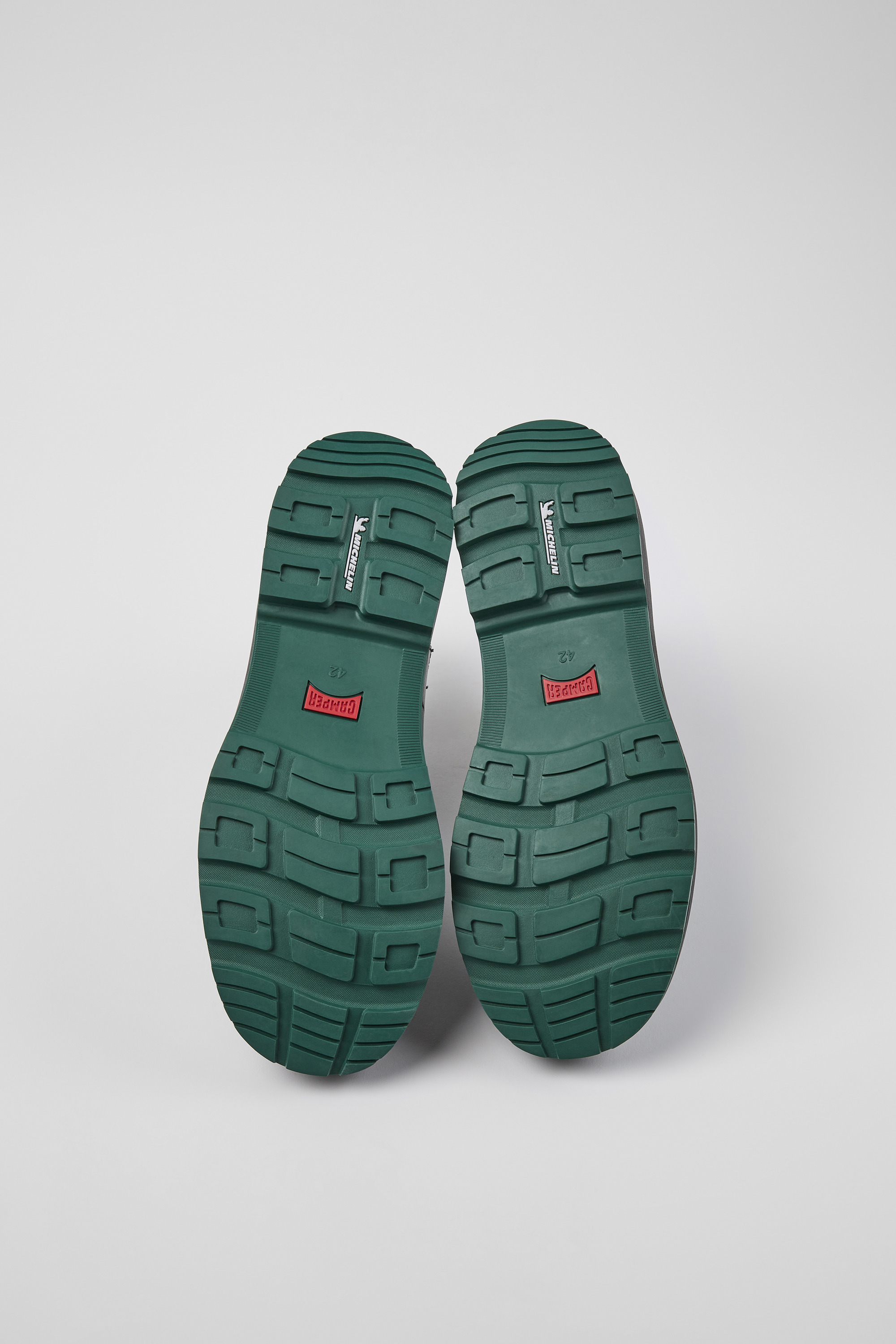 Brutus Trek MICHELIN - Black leather ankle boots for men