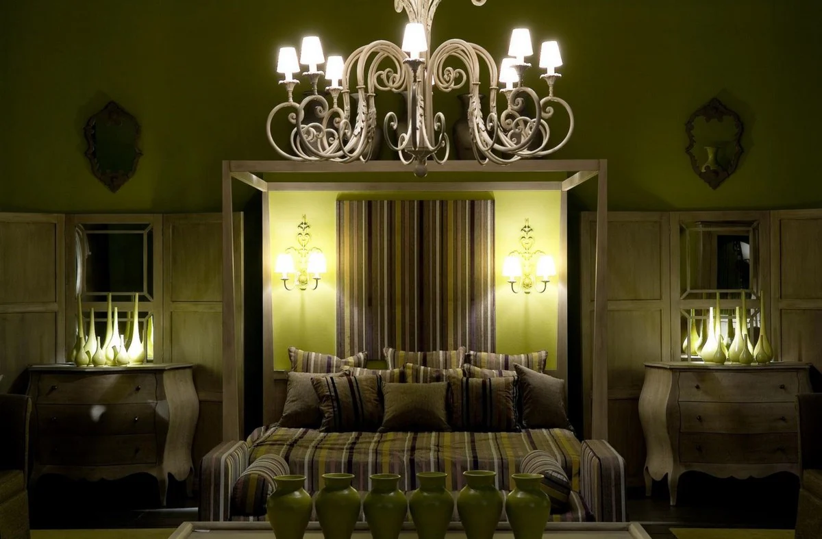 Casa Padrino Cómoda de 3 Cajones de Madera Maciza Estilo Campestre de Lujo Gris - Gabinete Hecho a Mano de Estilo Campestre - Calidad de Lujo