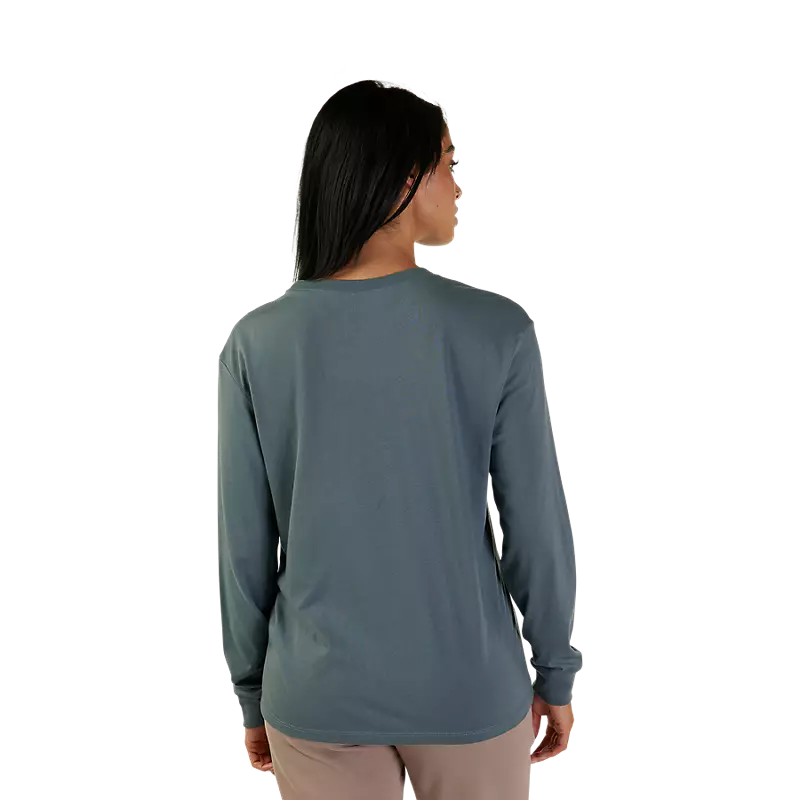 Womens Fox Head Long Sleeve Basic Tee