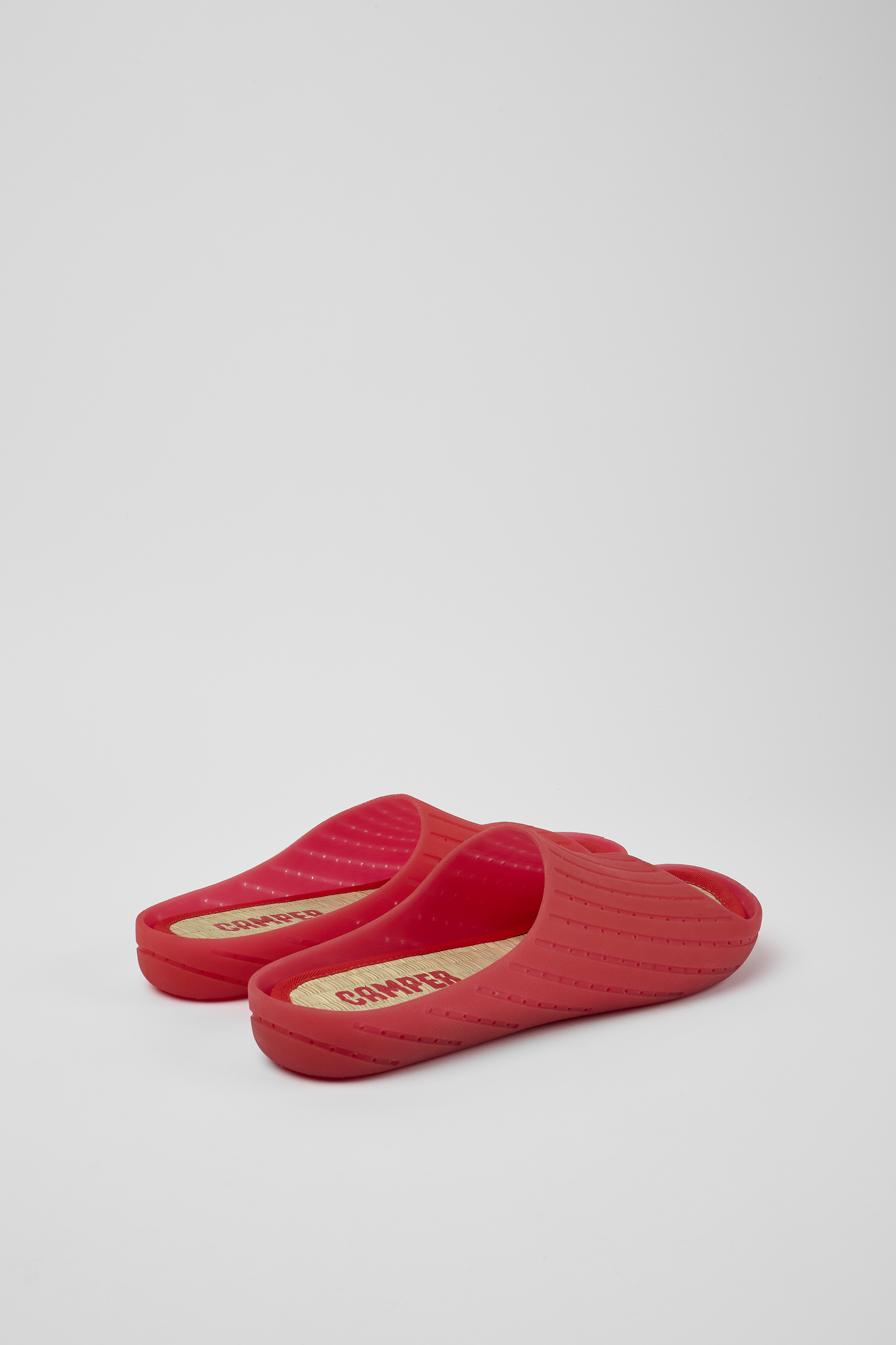 Wabi - Red monomaterial sandals for men