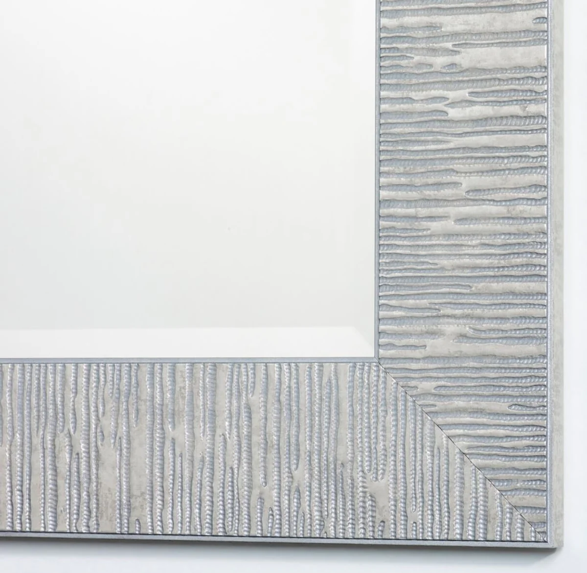 Casa Padrino espejo de la sala de estar plata 58 x H. 148 cm - Accesorios de Lujo