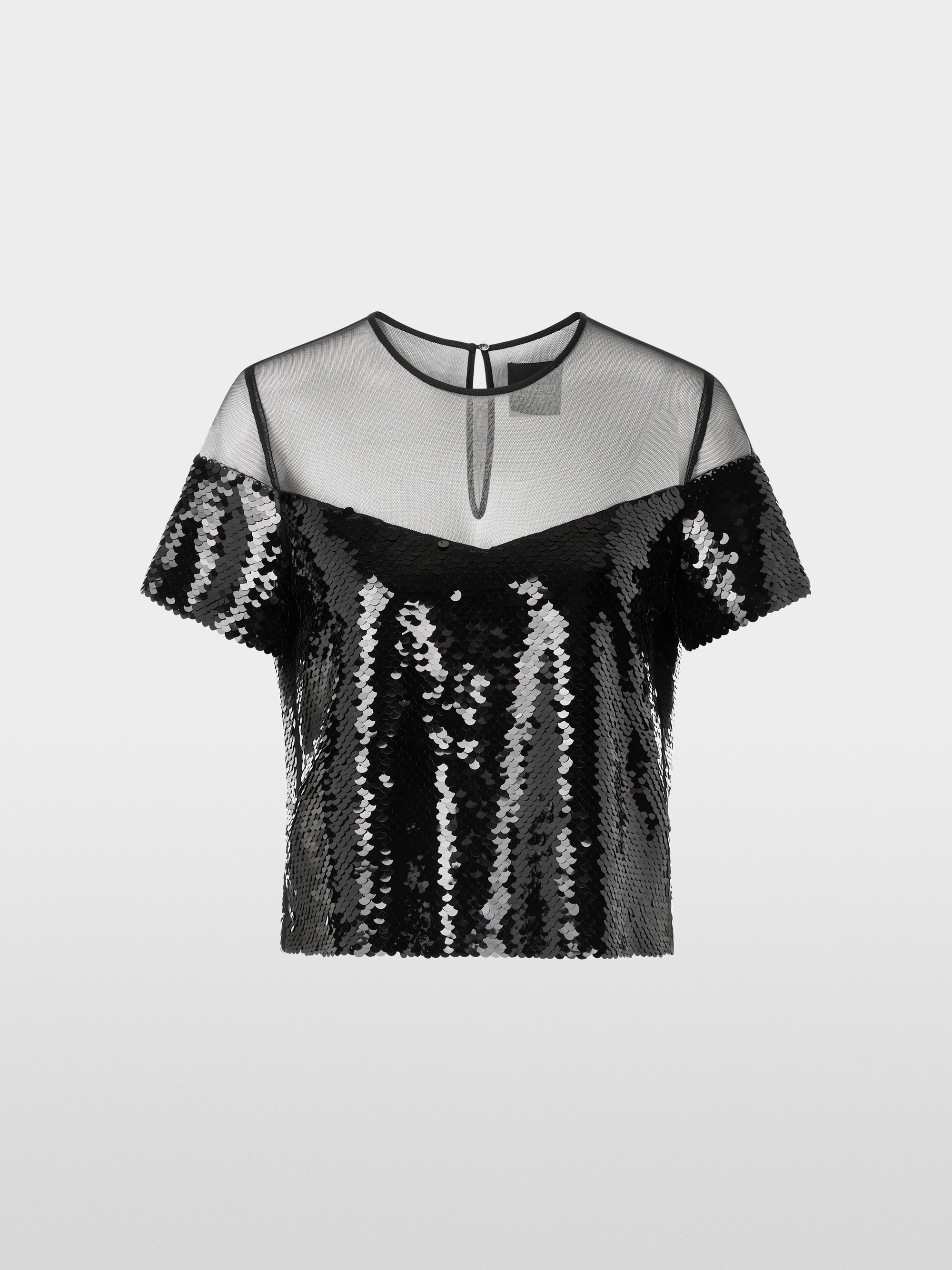 Marc-Cain Shiny blouse with sequins