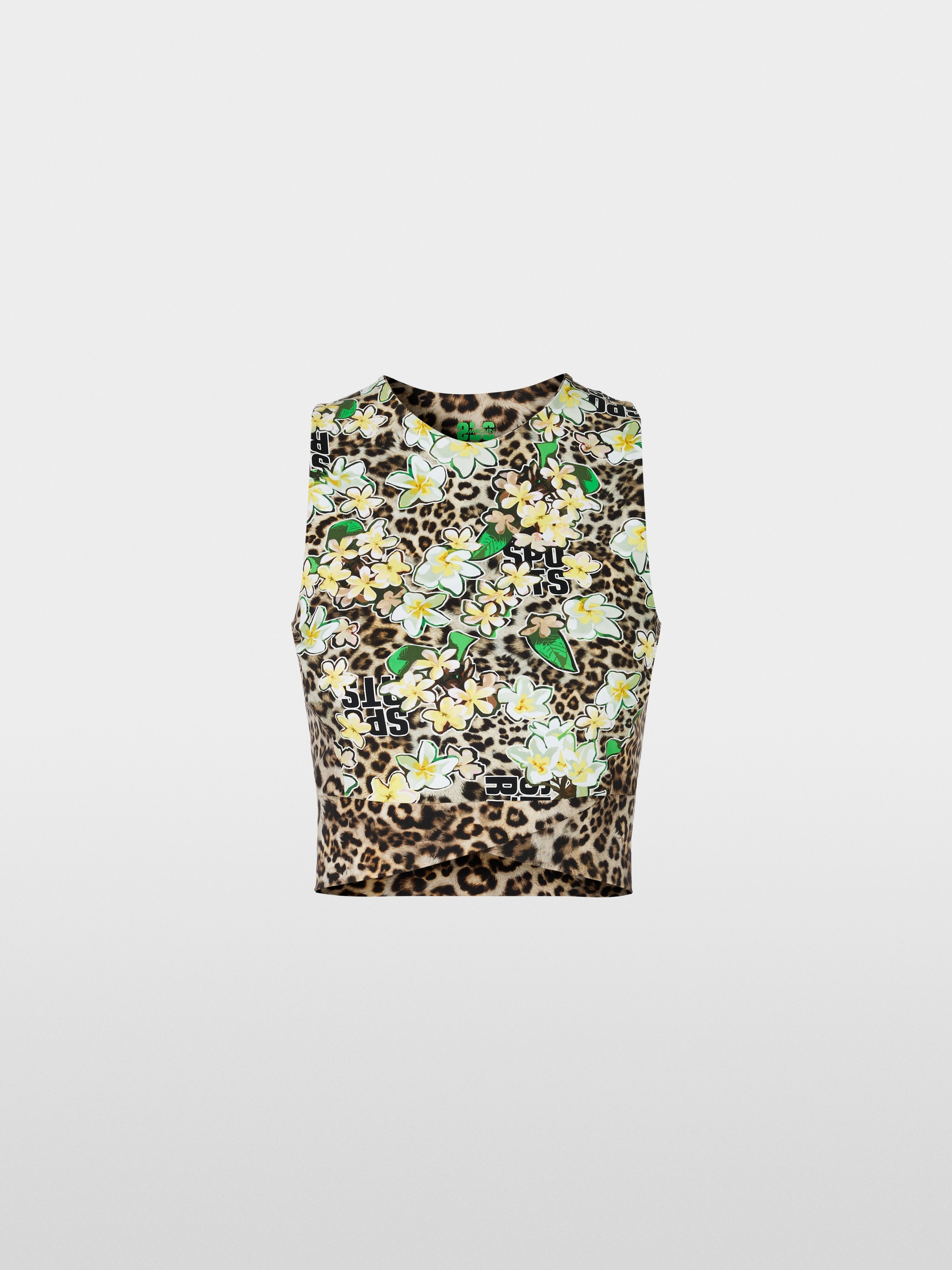 Marc-Cain Reversible top with leopard print