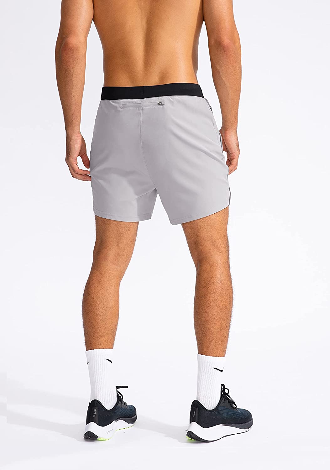 Men's Workout Running Shorts 5 Inch Lightweight Quick Dry Soccer Gym Athletic Shorts for Men with 3 Pockets