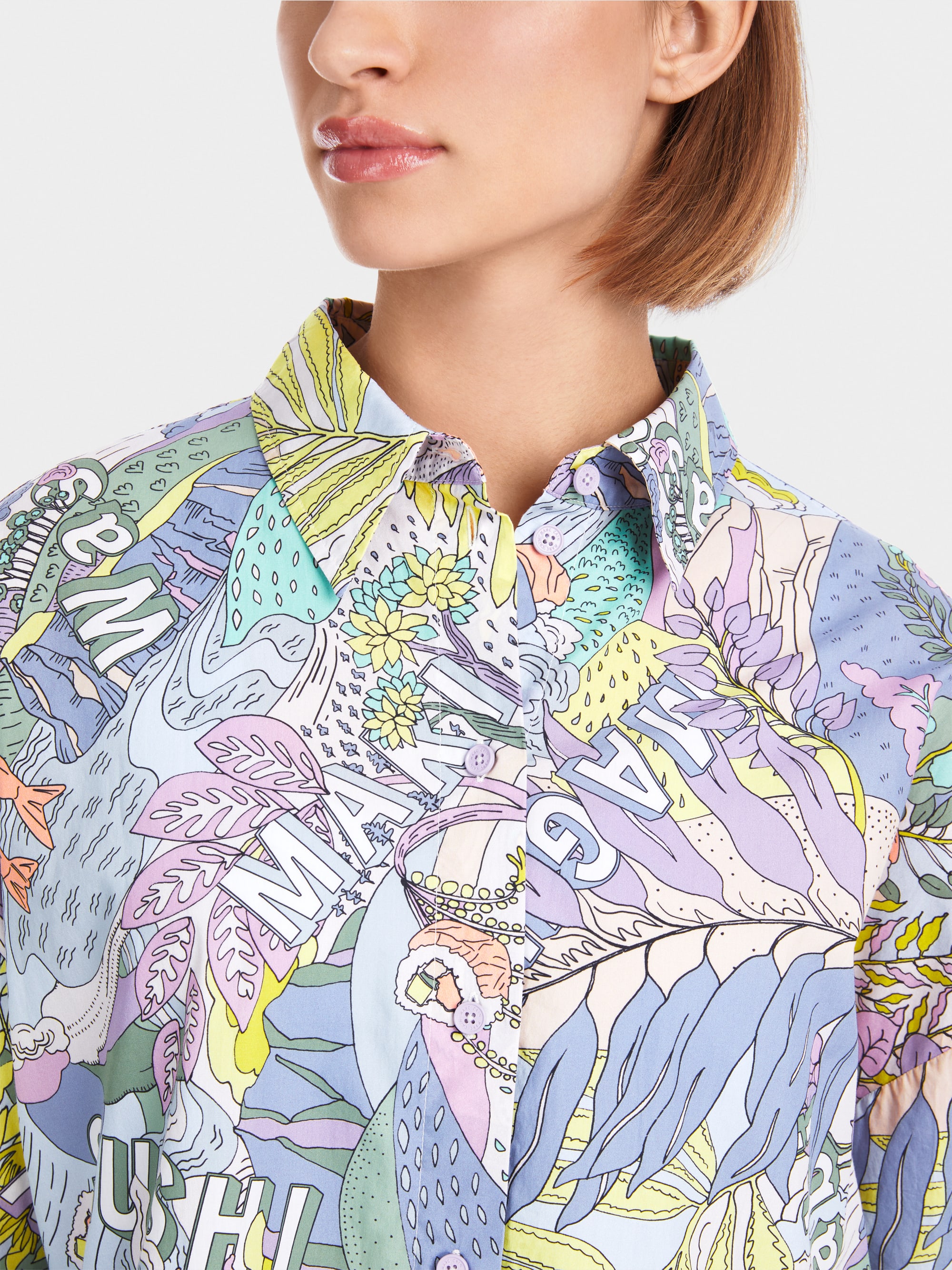 Marc-Cain Rethink Together printed dress