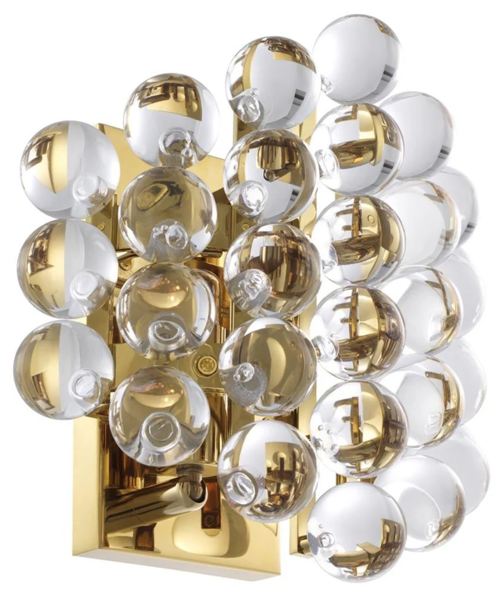 Casa Padrino luxury wall lamp gold 24.5 x 15 x H. 24 cm - Luxury Quality