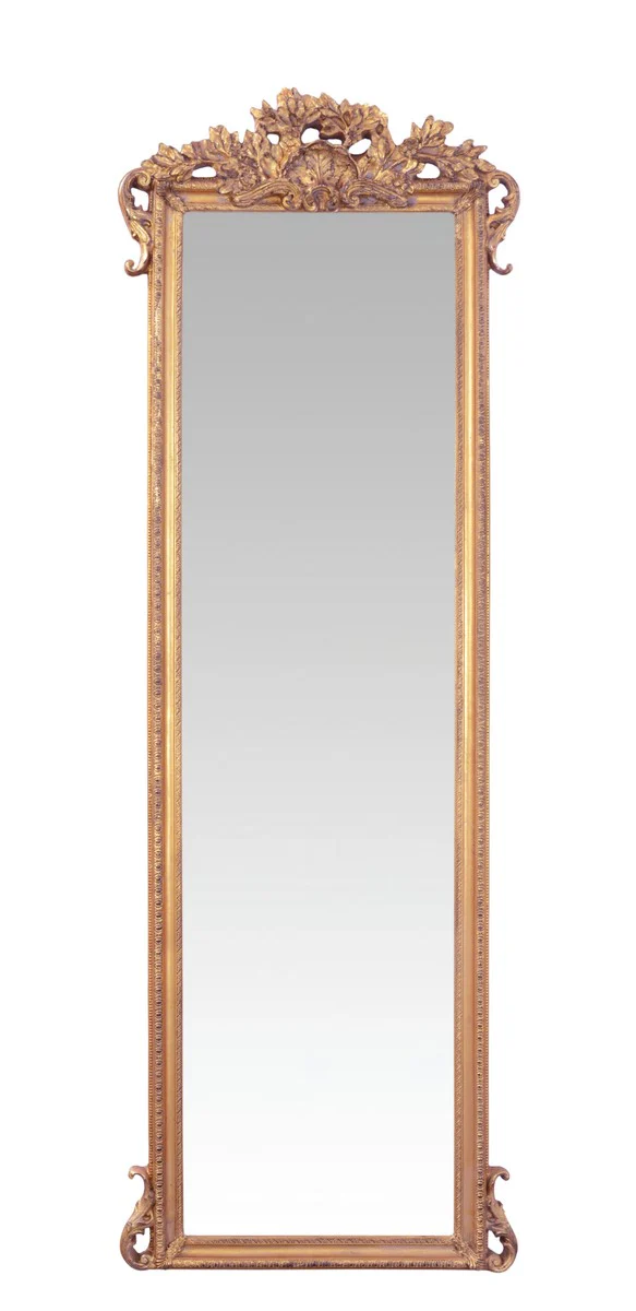 Casa Padrino Baroque Wall Mirrors Gold B 67.3 x H 198.5 cm - precious & sumptuous