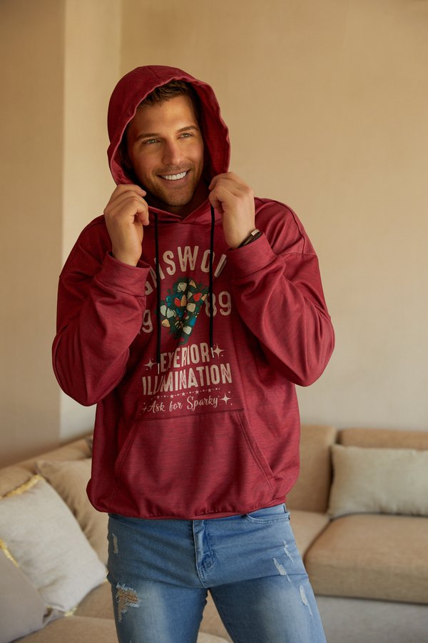 Christmas Text Letters Hoodie Sweatshirt