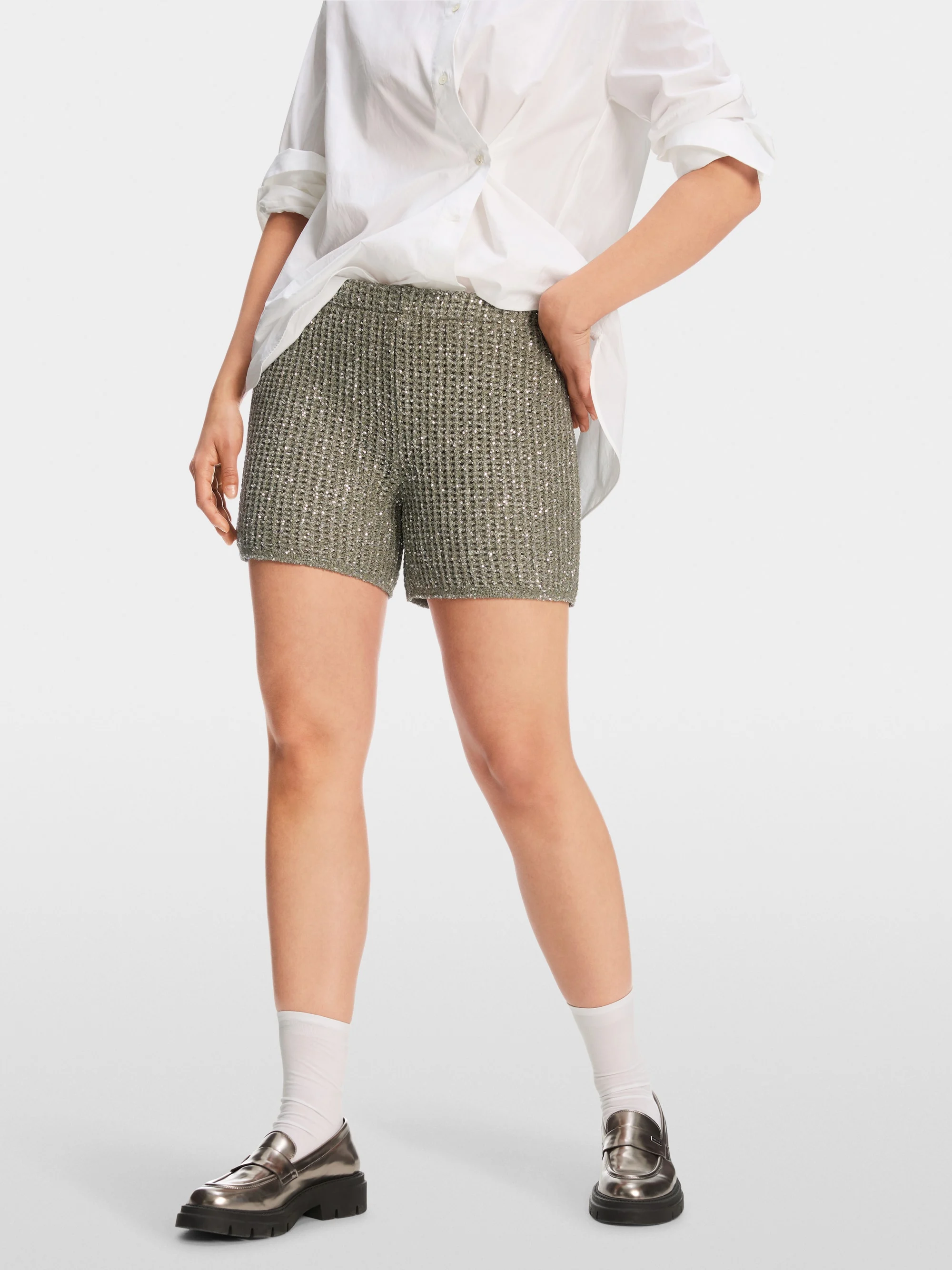 Marc-Cain Airy shorts knitted in Germany