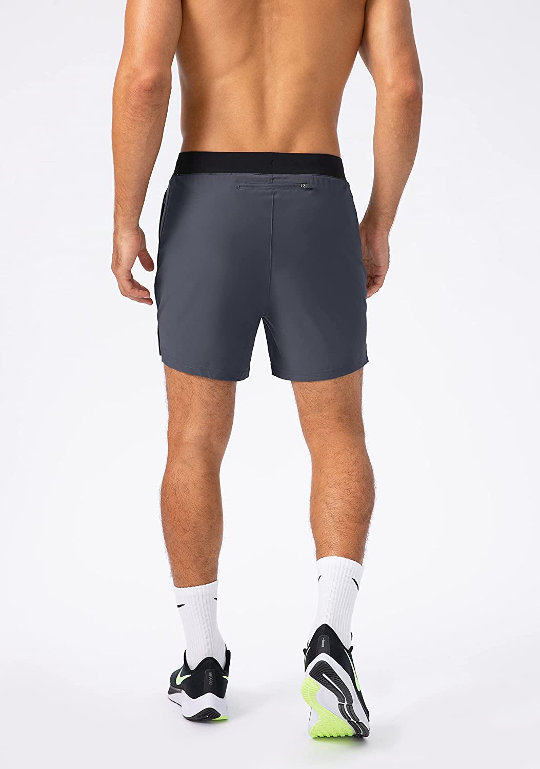 Men's Workout Running Shorts 5 Inch Lightweight Quick Dry Soccer Gym Athletic Shorts for Men with 3 Pockets