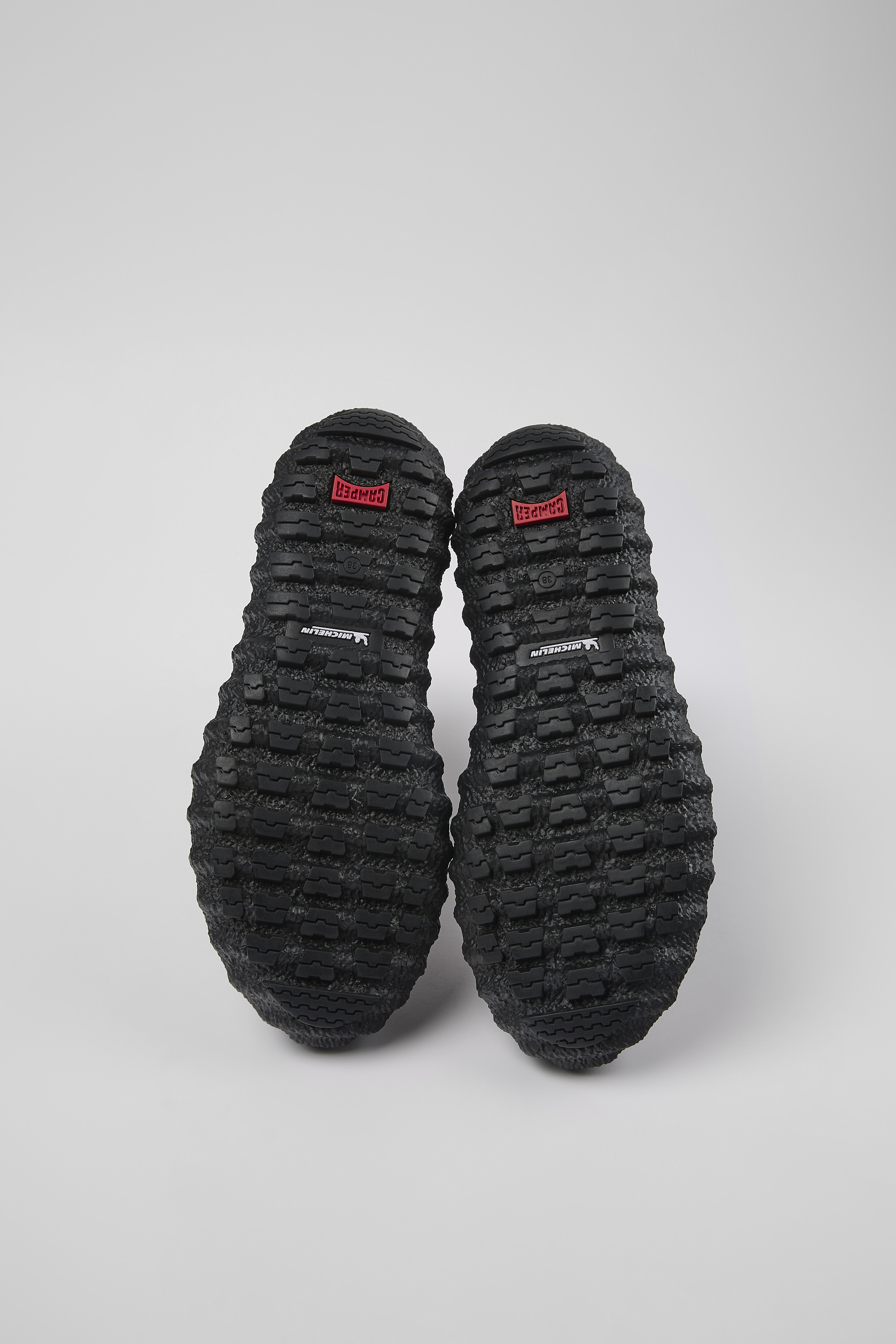 Ground MICHELIN - Burgundy leather ankle boots for women