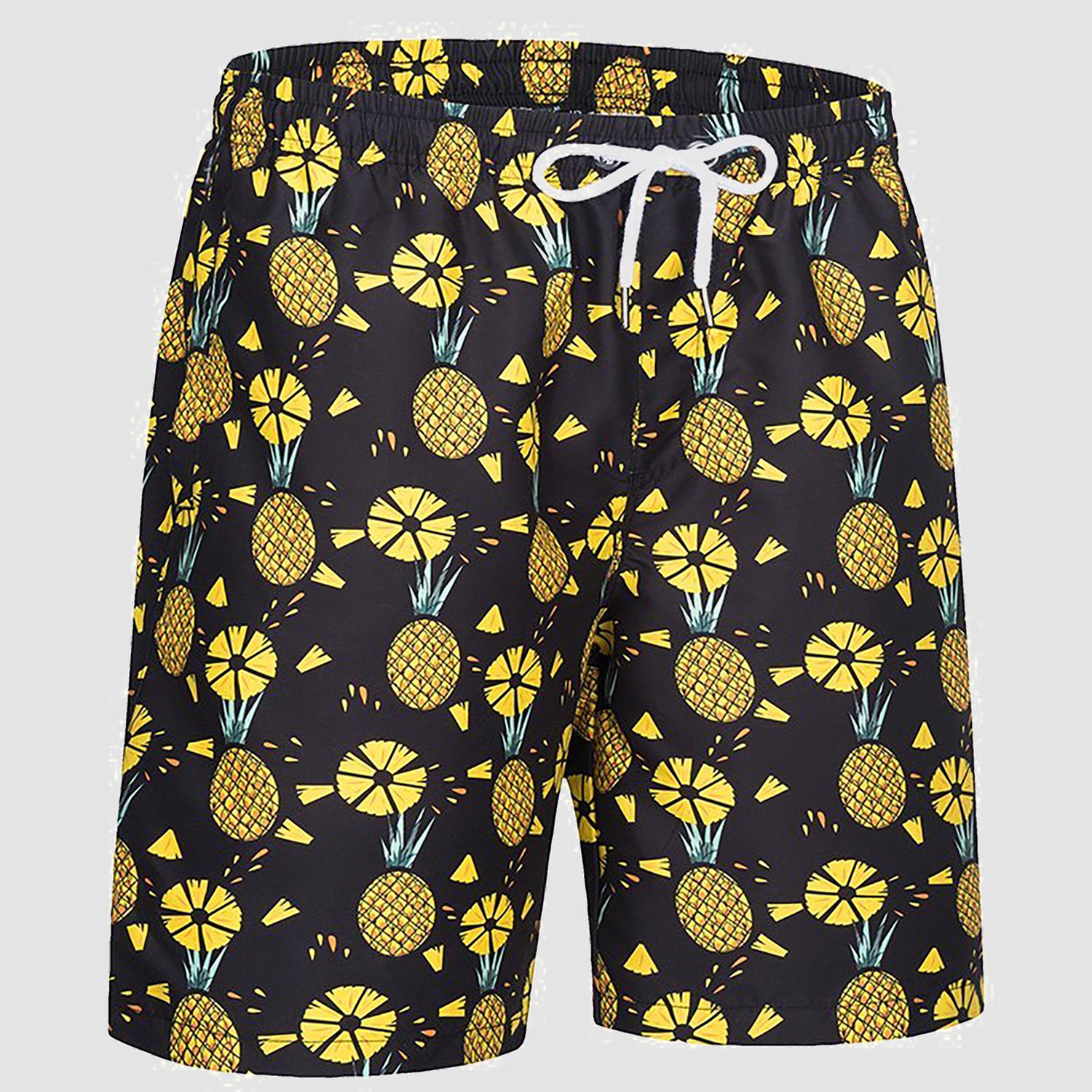 Swimming Trunks with Mesh Liner Quick Dry Funny Beachwear Shorts