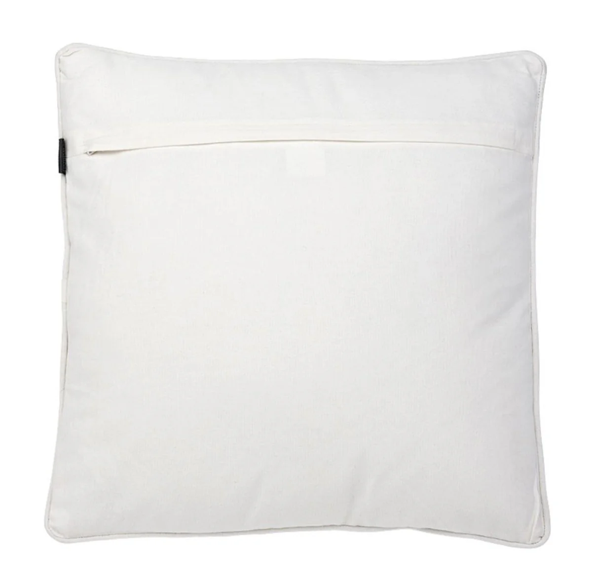 Casa Padrino almohada decorativo en blanco / naranja / rojo 50 x H. 50 cm - accesorios de salón de lujo