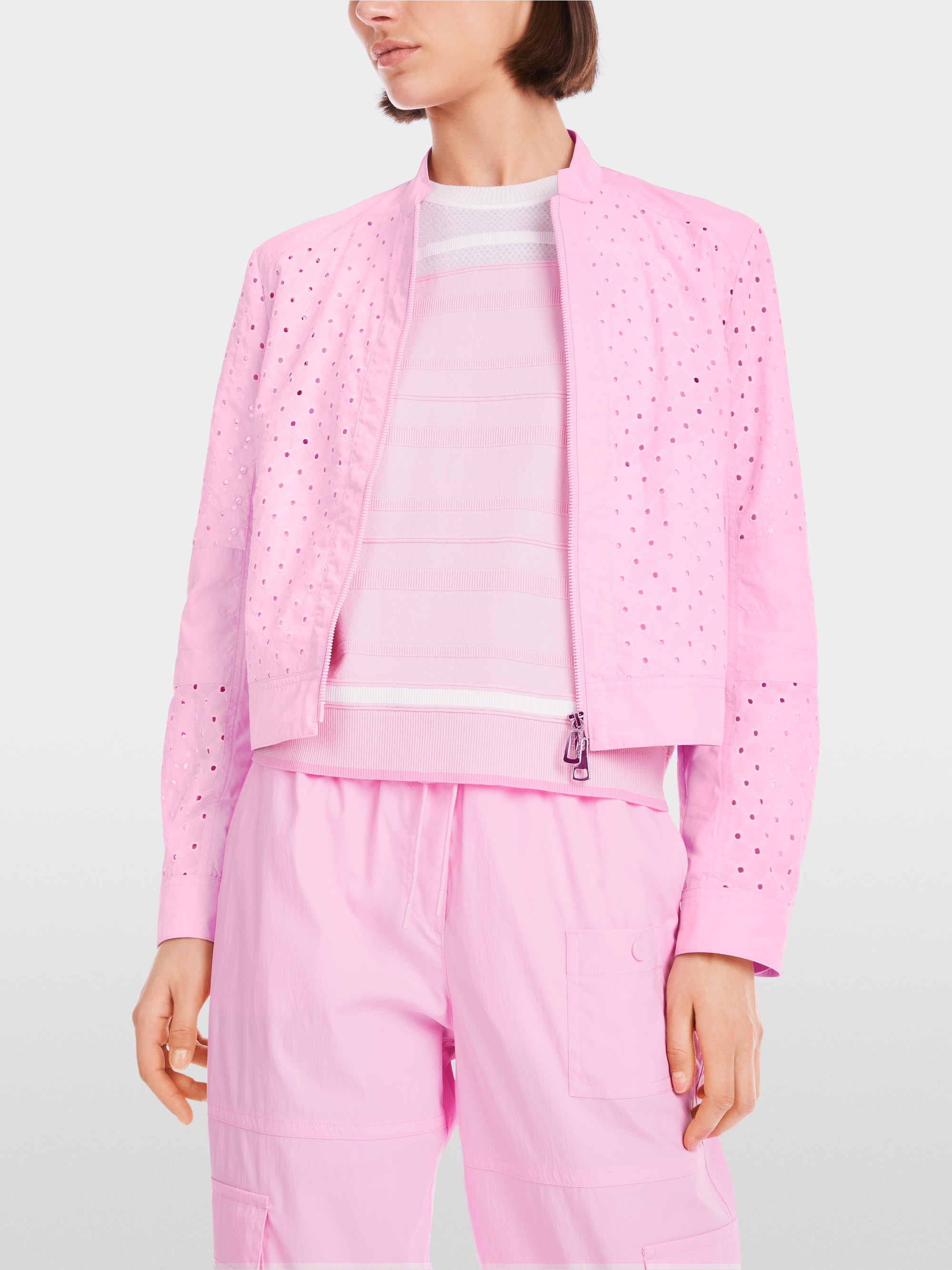 Marc-Cain Jacket with lace pattern