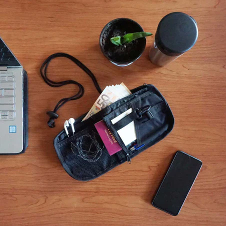 Setmil Travel Pouch 20 negro - Bolso bandolera de viaje