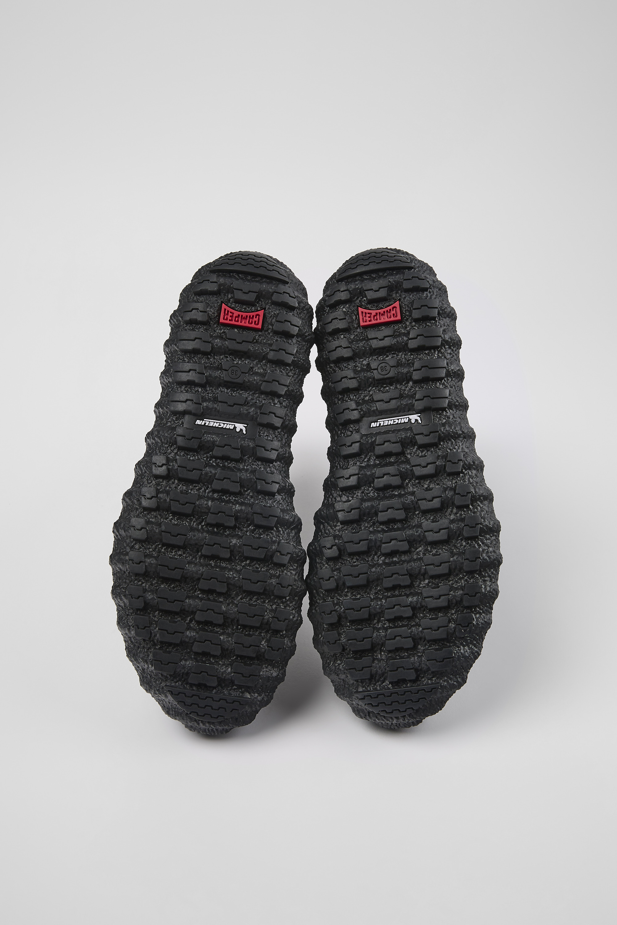 Ground MICHELIN - Green leather ankle boots for women