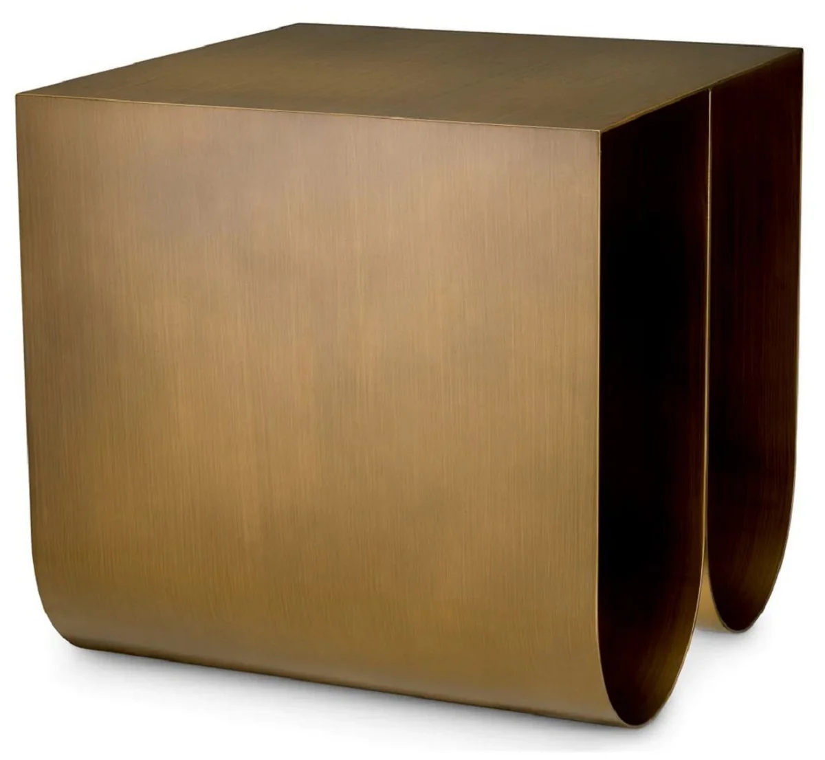 Casa Padrino mesa auxiliar de metal de lujo lat¨®n 50 cm