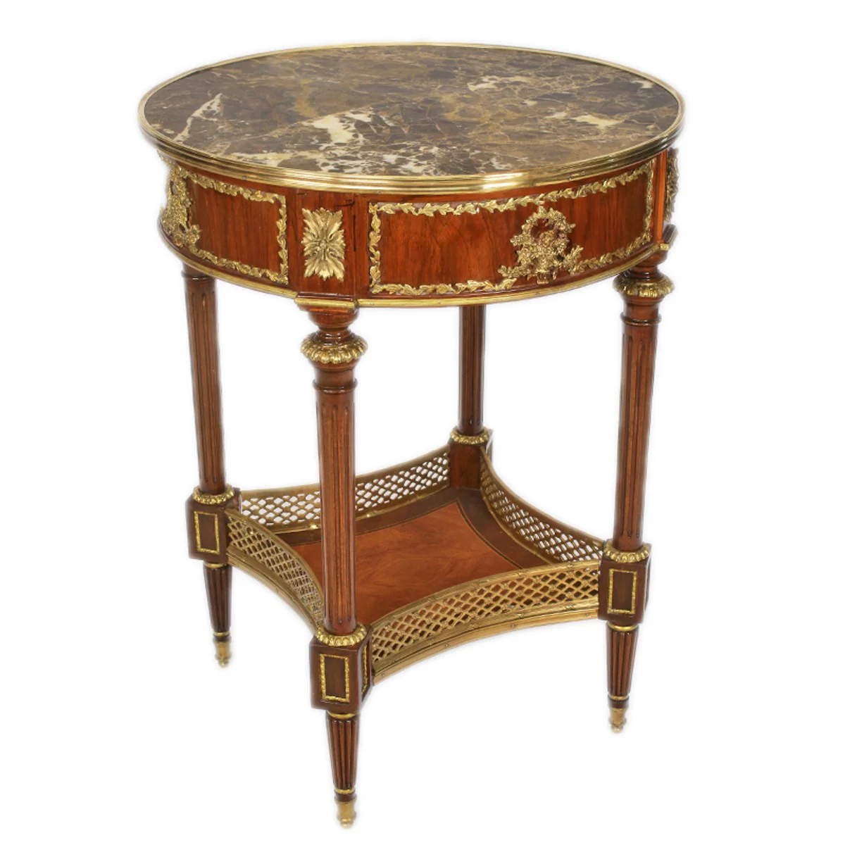 Casa Padrino Baroque side table with marble top - luxury side table