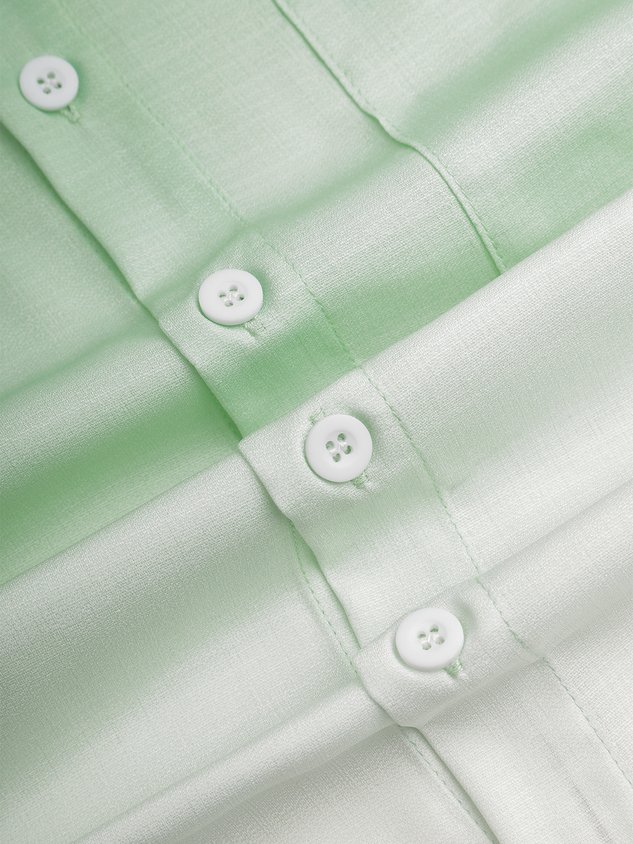 Gradient Color Short Sleeve Resort Shirt