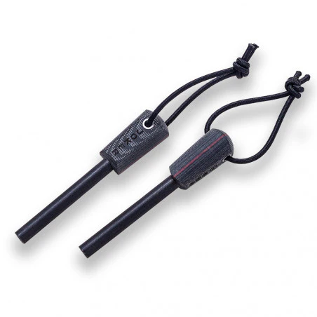 Joker BS9 Ursus Canvas Micarta con ferrocerio - Cuchillo de supervivencia y bushcraft