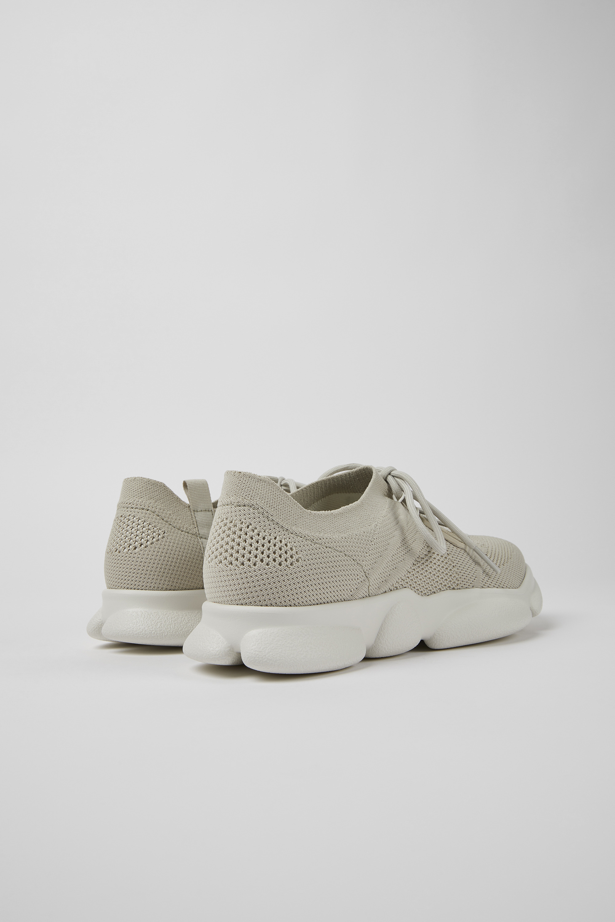 Karst - Gray textile sneakers for women