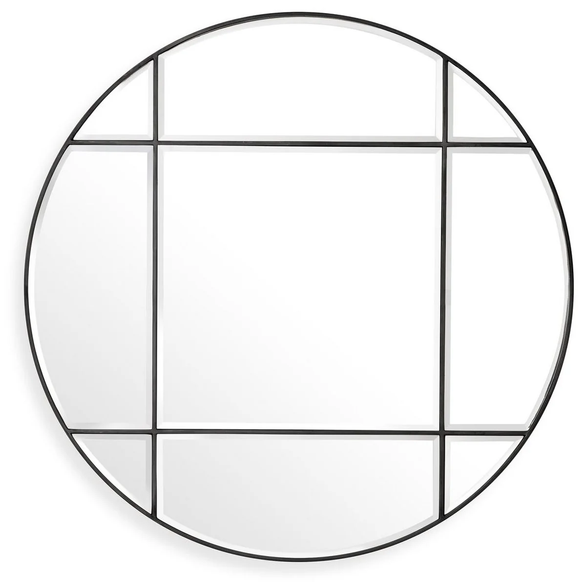 Casa Padrino espejo de lujo bronce ? 110 cm - Espejo de pared redondo - Espejo de sal¨®n - Espejo de armario - Calidad de Lujo