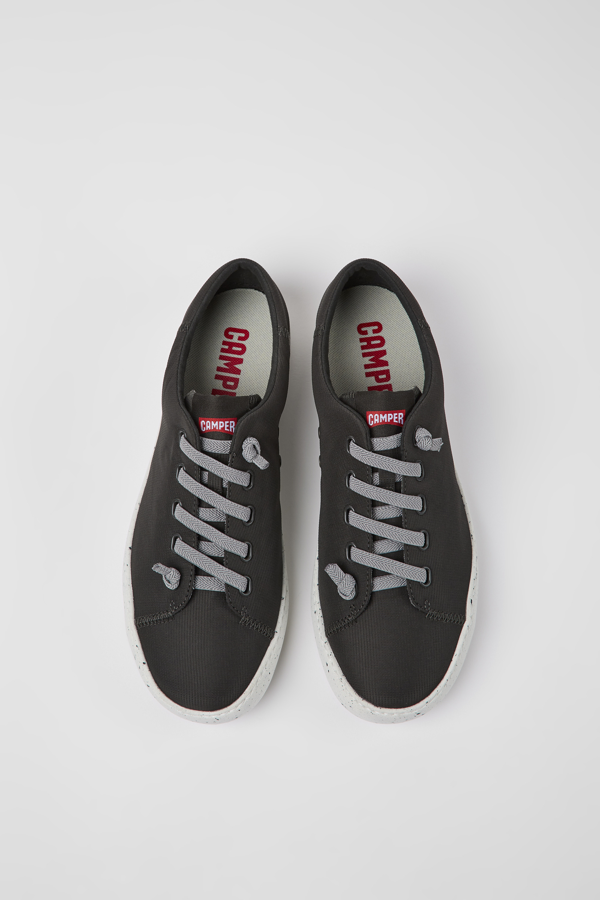 Peu Touring - Gray textile sneakers for men