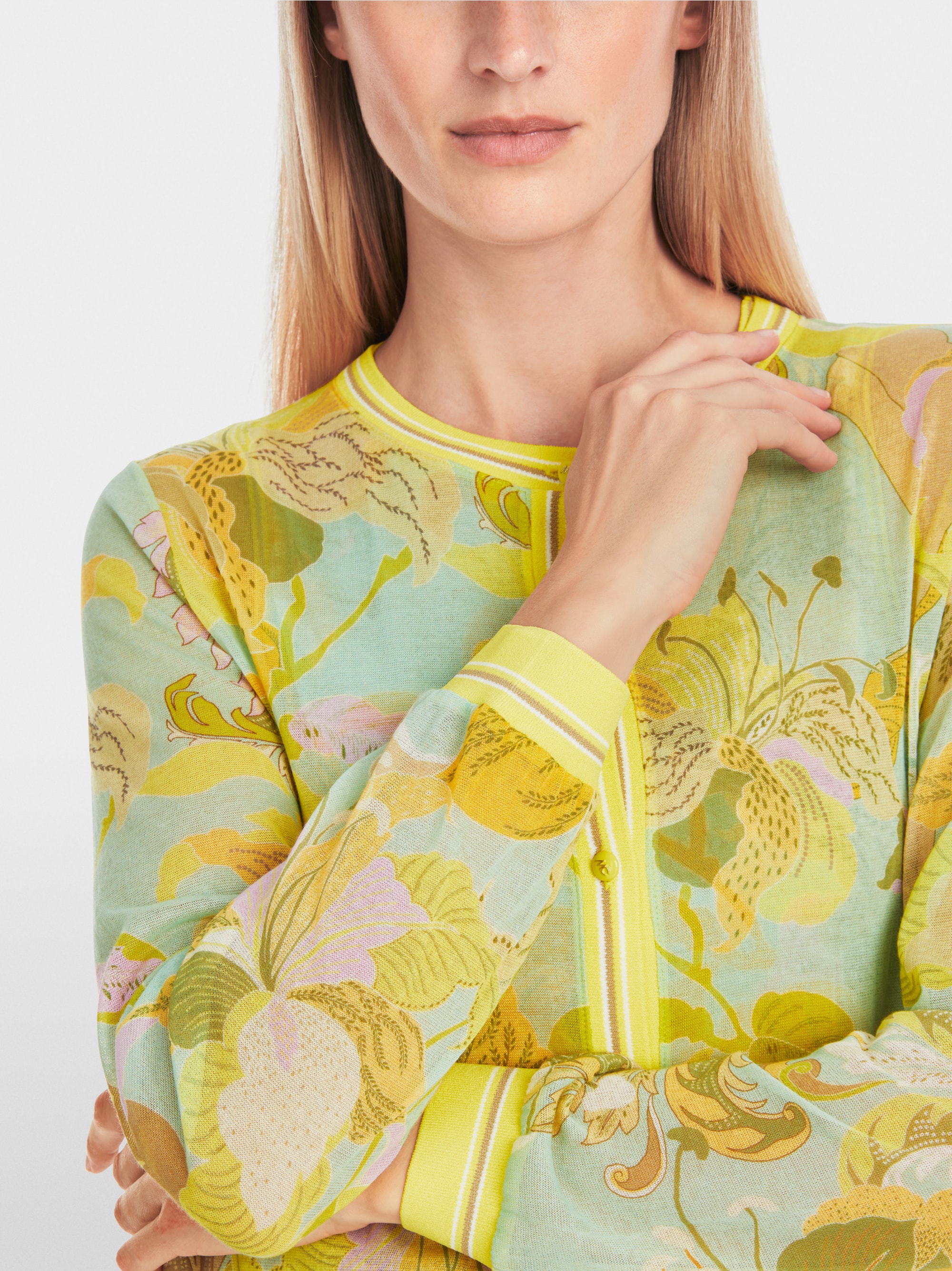 Marc-Cain Print cardigan - Knitted in Germany